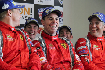 Craig Lowndes after winning the Bathurst 12 Hour in 2014