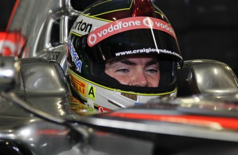 Lowndes in the Vodafone McLaren