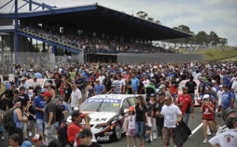 A huge crowd turned out to Eastern Creek for the free test day last year