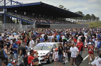 A massive crowd of fans turned out to Eastern Creek in 2011 for the pre-season test