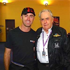 David Brabham (left) to lead tribute to his father Sir Jack Brabham (right)