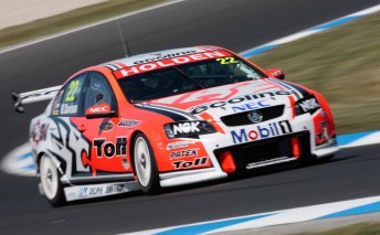 Will Davison in his #22 Toll Holden Racing Team Commodore VE
