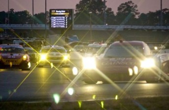 A scene from the 2012 Daytona 24 Hour