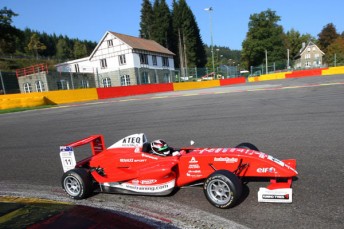 Anton de Pasquale is a step away from clinching the Formula Renault 1.6 NEC title