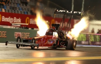 Larry Dixon ignited the Willowbank crowd (PIC: Dragphotos.com.au)