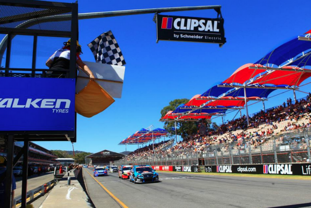 The Dunlop Series in action at the Clipsal 500 earlier this year
