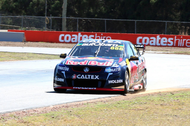Whincup completed the tyre test before shaking down a new car. pic: Matthew Paul Photography 