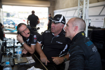 From left: Team manager David Stuart, general manager Ross Stone and driver Lee Holdsworth have all departed since mid-2014
