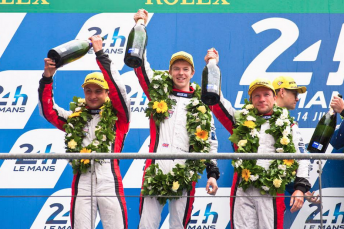 Evans scored a podium in LMP2