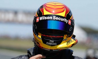 Fabian Coulthard got his first drive of a Walkinshaw Racing Commodore VE at Phillip Island on Friday