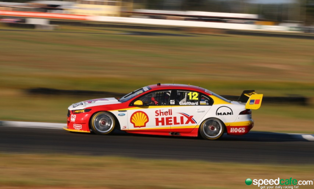 Coulthard aboard the DJRTP Ford. pic: Matthew Paul Photography