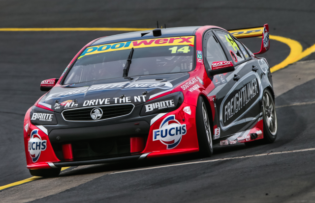 Fabian Coulthard pushed hard on the way to fourth fastest