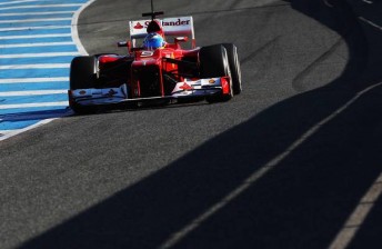 Beauty is more than skin deep - Alonso was quickest on the final day in Jerez