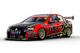 The 2012 Toll Holden Racing Team Commodore of James Courtney