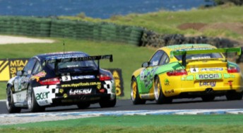 Craig Baird and David Russell in the 2008 Carrera Cup Championship