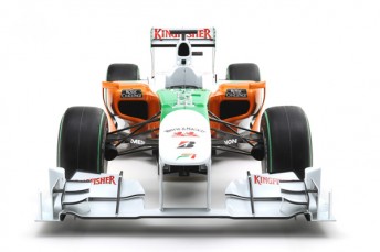 The front of the Force India VJM03