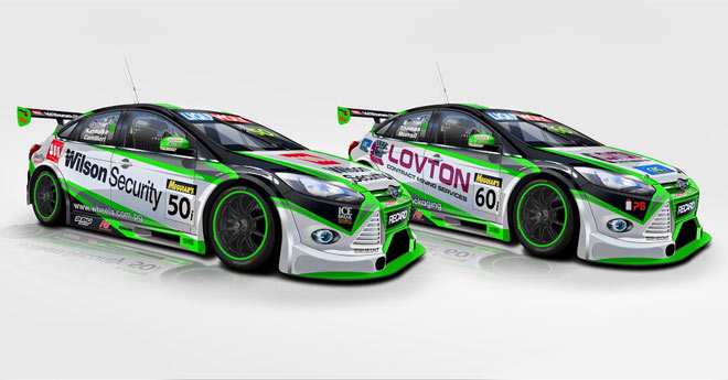 Two of the Focus V8 entries will compete in Wilson Security colours