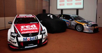 The Holden Racing Team and Ford Performance Racing cars at yesterday