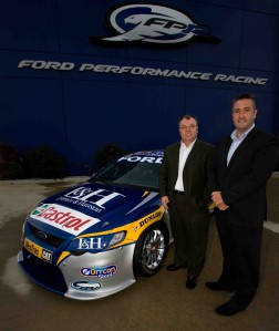Ford Australia President and CEO Martin Burela and new Ford motorsport manager Christopher Styring