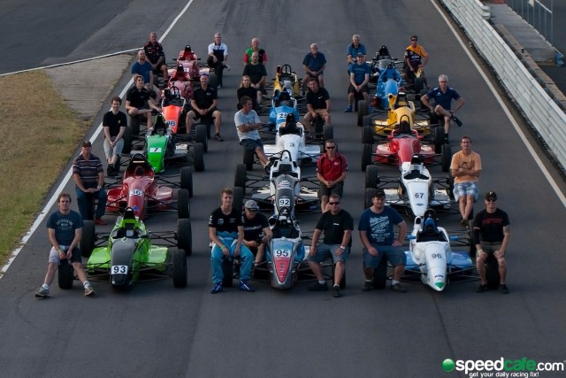 The Queensland Formula Ford Series field 