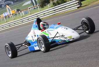 Nick Foster in his Sonic Motor Racing Mygale
