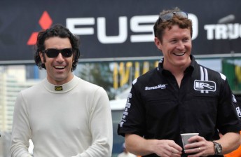 IndyCar drivers Dario Franchitti and Kiwi Scott Dixon