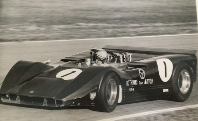 Frank Matich in the SR4 in 1969. pic: courtesy Matich family 