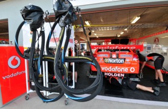 The Triple Eight fuel rigs in Townsville