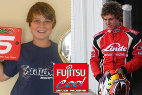 Damon Strongman and Cameron Waters are two of the 11 Fujitsu Cool drivers