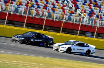 Ford testing two of its Fusions at Charlotte