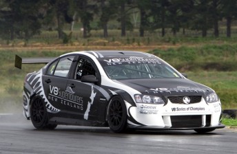 The NZ V8 SuperTourer prototype has had a number of test laps