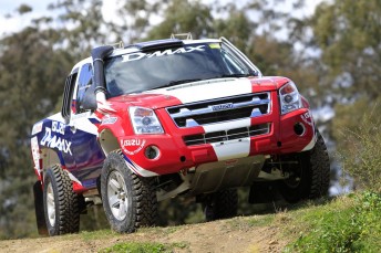 The new Isuzu D-MAX that Bruce Garland will drive at the Australian Safari