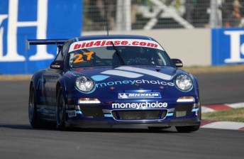 Daniel Gaunt won the latest Carrera Cup round in Townsville