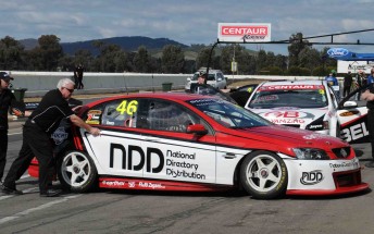 Greg Murphy Racing at the Winton test last Monday