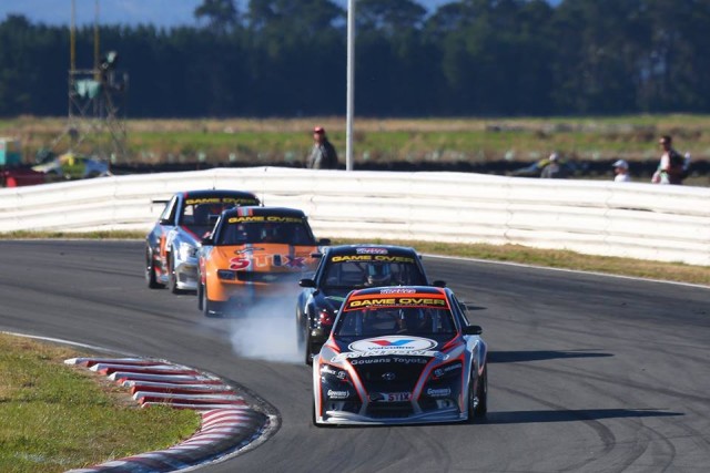 Adam Gowans showed the way in the Aussie Racing Cars