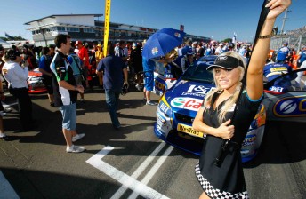 The V8 grid at Townsville