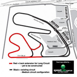 The Hampton Downs circuit in New Zealand