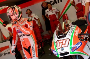 Nicky Hayden will ride for Ducati for a fifth consecutive season in 2013