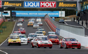 The Heritage Touring Car field earlier this year at Bathurst