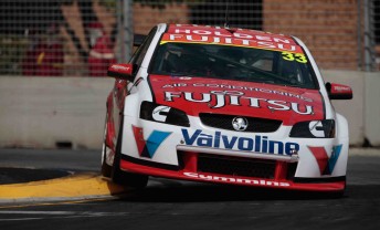 Lee Holdsworth at the Clipsal 500 last weekend