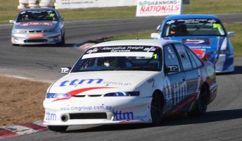 Lee and Brett Holdsworth at Winton Motor Raceway today