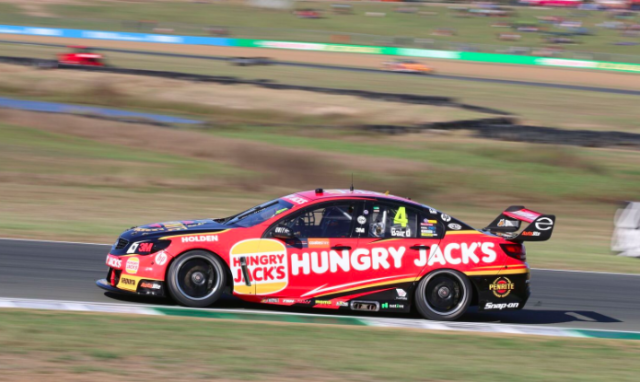 Craig Baird aboard the #4 Holden during practice