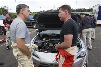 Crompton and Bates with a Toyota 86