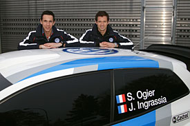 Ogier and co-driver Ingrassia with the Polo R WRC