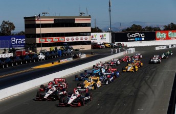 The IndyCar Series at Sonoma last weekend