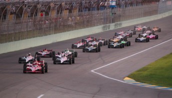 Oval races will feature double-file restarts in 2011