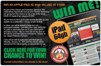 Win an iPad with Speedcafe.com.au