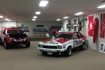 The Holden Adventra built for Peter Brock to race at Dakar before he was killed and an A9X replica