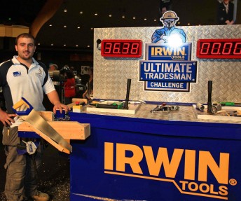 John Dagher has won his way through to the IRWIN Ultimate Tradesman Challenge Australia/NZ Final  