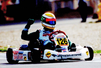 James Courtney during his successful karting career